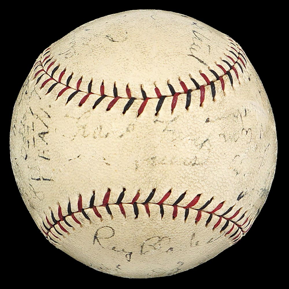 1930 National League Champion St. Louis Cardinals Team-Signed ONL/Heydler Baseball with Hall of Famers Frisch, Hafey, Grimes, Bottomley & Haines - Full JSA LOA