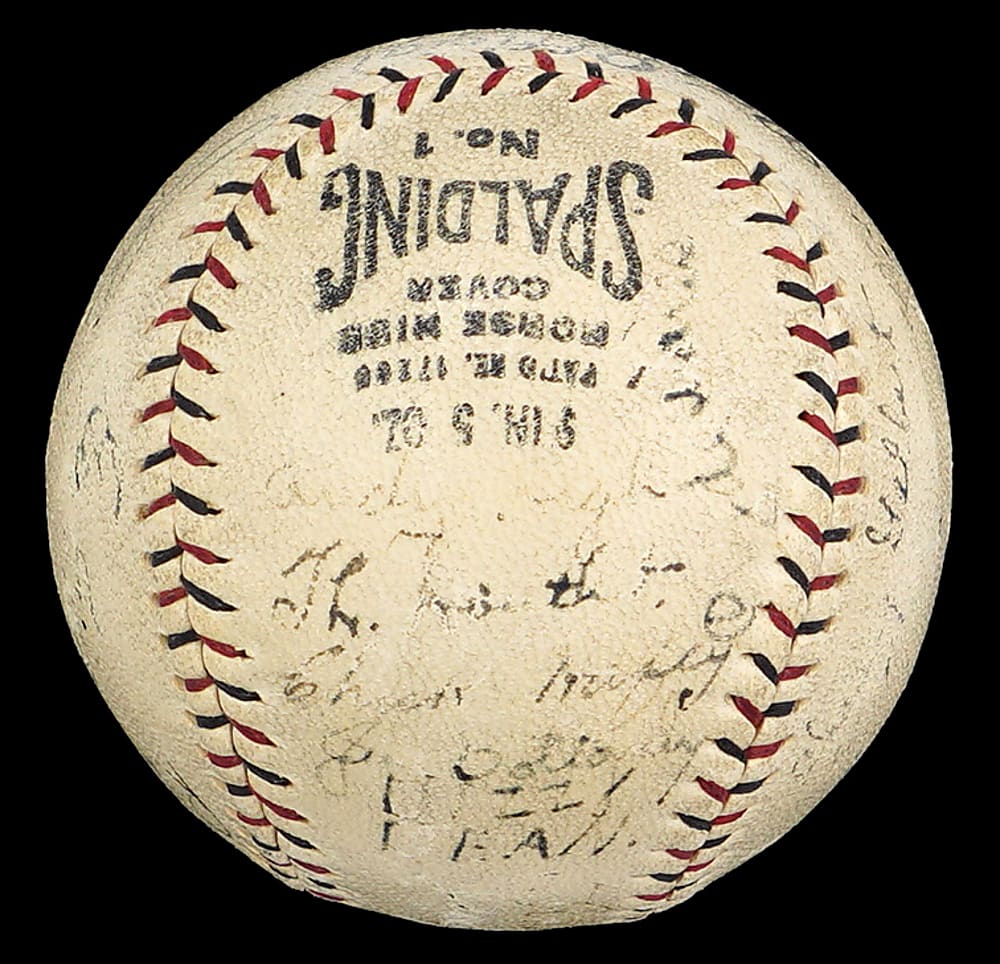 1930 National League Champion St. Louis Cardinals Team-Signed ONL/Heydler Baseball with Hall of Famers Frisch, Hafey, Grimes, Bottomley & Haines - Full JSA LOA