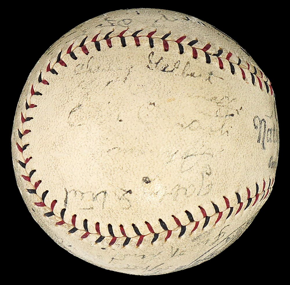 1930 National League Champion St. Louis Cardinals Team-Signed ONL/Heydler Baseball with Hall of Famers Frisch, Hafey, Grimes, Bottomley & Haines - Full JSA LOA