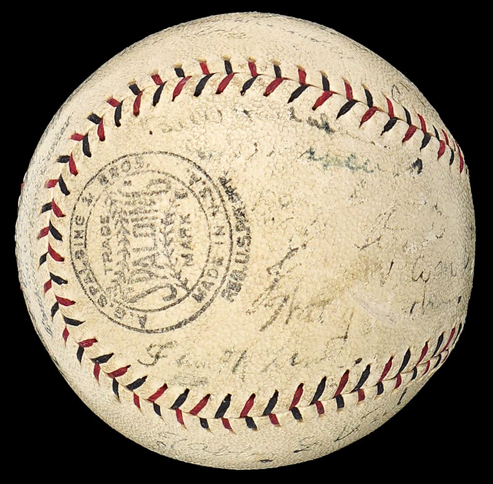 1930 National League Champion St. Louis Cardinals Team-Signed ONL/Heydler Baseball with Hall of Famers Frisch, Hafey, Grimes, Bottomley & Haines - Full JSA LOA