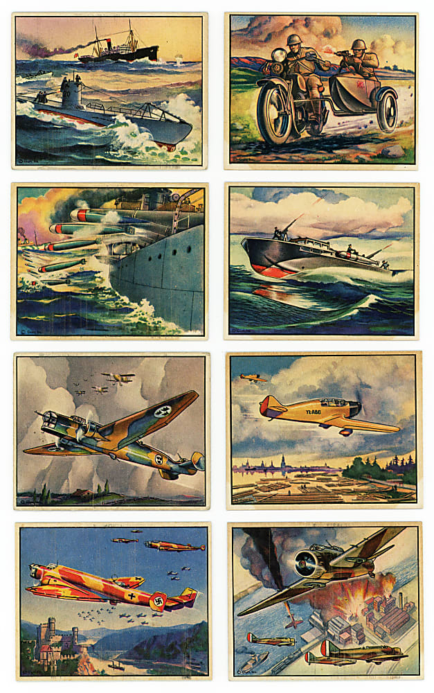 1939 R173 Gum Inc. The World In Arms Complete Set (48)