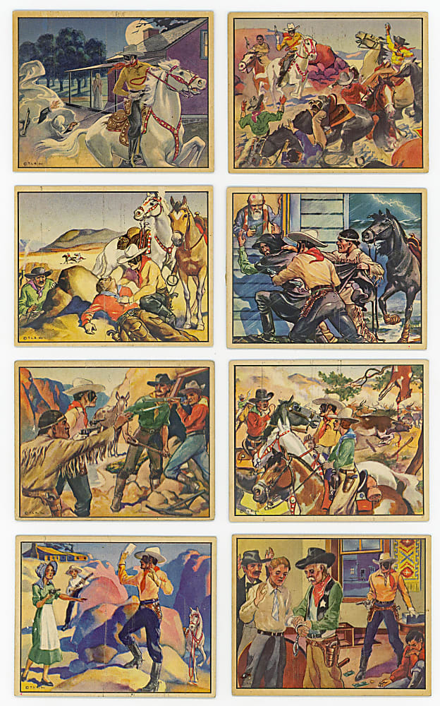 1940 R83 Gum Inc. Lone Ranger Near-Complete Set (39/48) with 18 High Series
