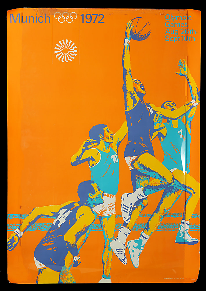 1972-1976 Olympics Posters (14) with (8) 1972 Munich & (6) Burger King Montreal by LeRoy Neiman