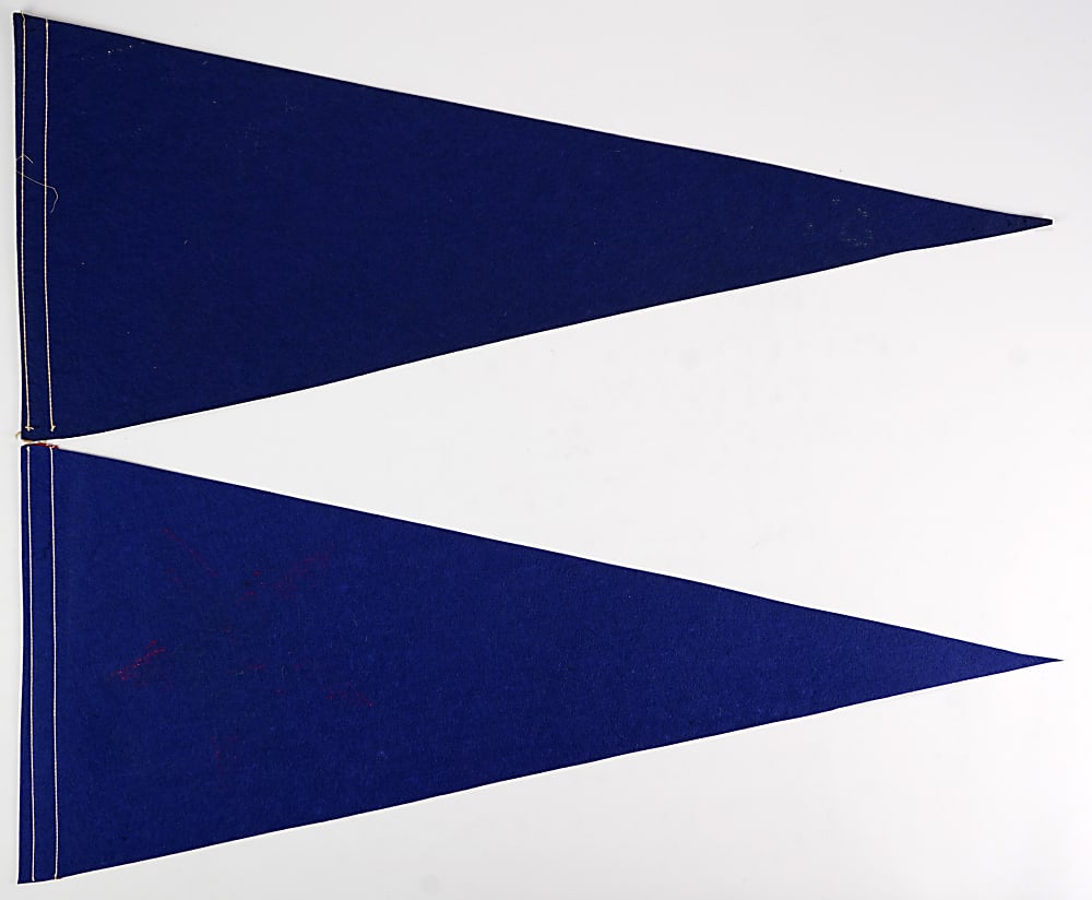 1960s-1972 Dallas Cowboys Pennants Pair with World Champions & Rare City Skyline Pennant