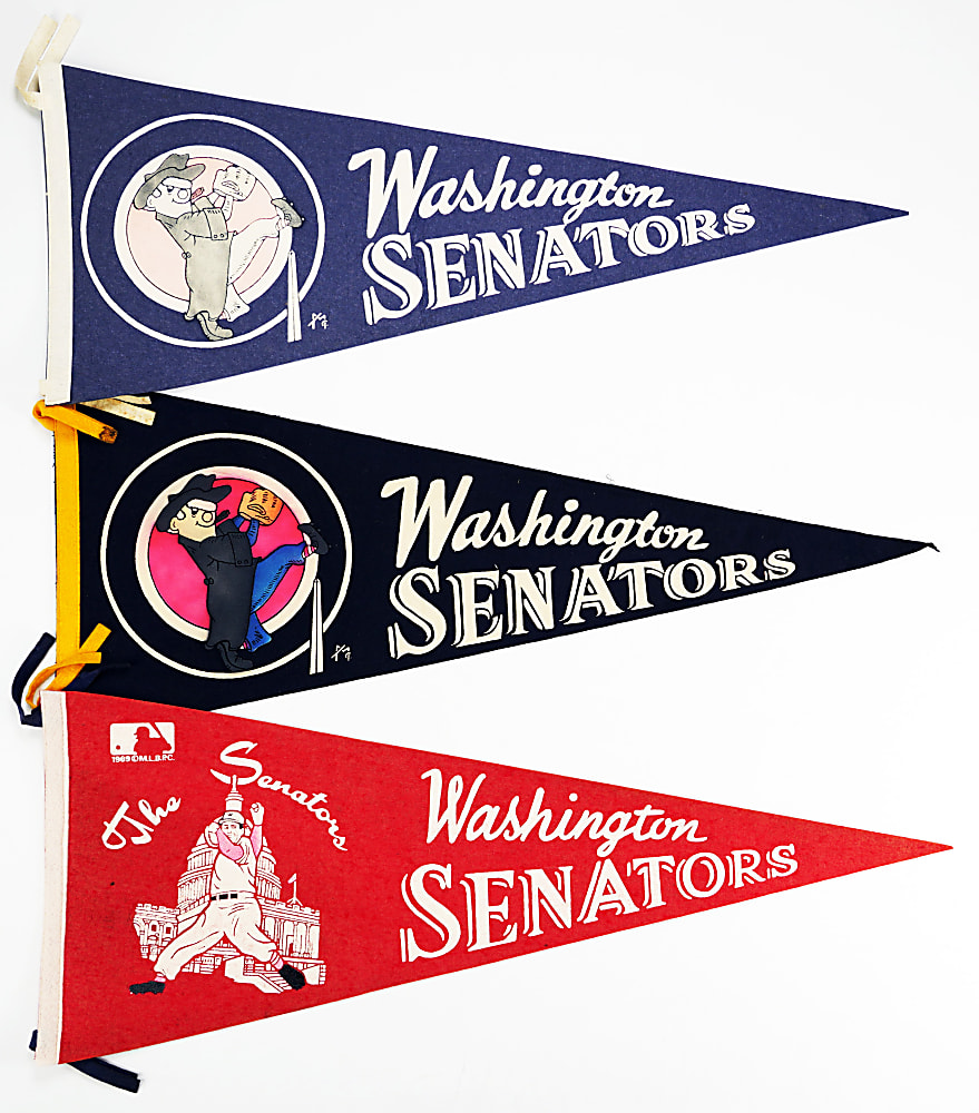 1950s-1960s Washington Senators Pennant Group (10)