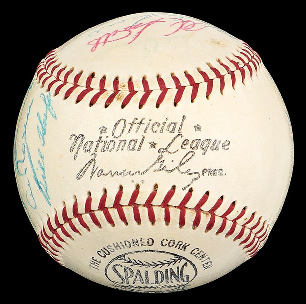 1955 American League All-Stars Team-Signed Baseball with (19) Signatures Including (7) Hall of Famers