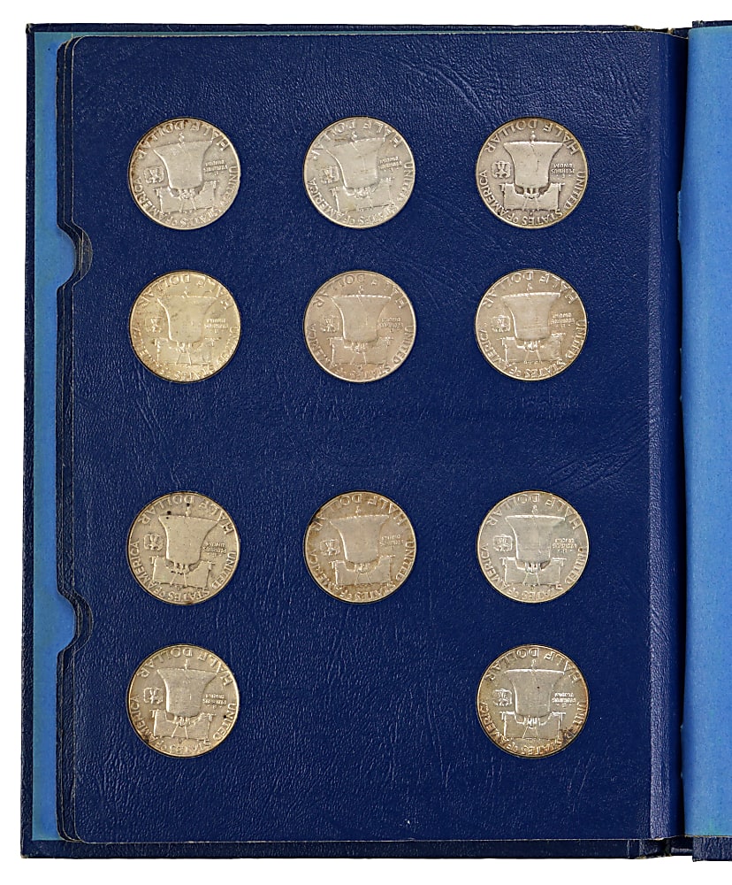 1948-1963 Franklin Half Dollar Complete Set (35)