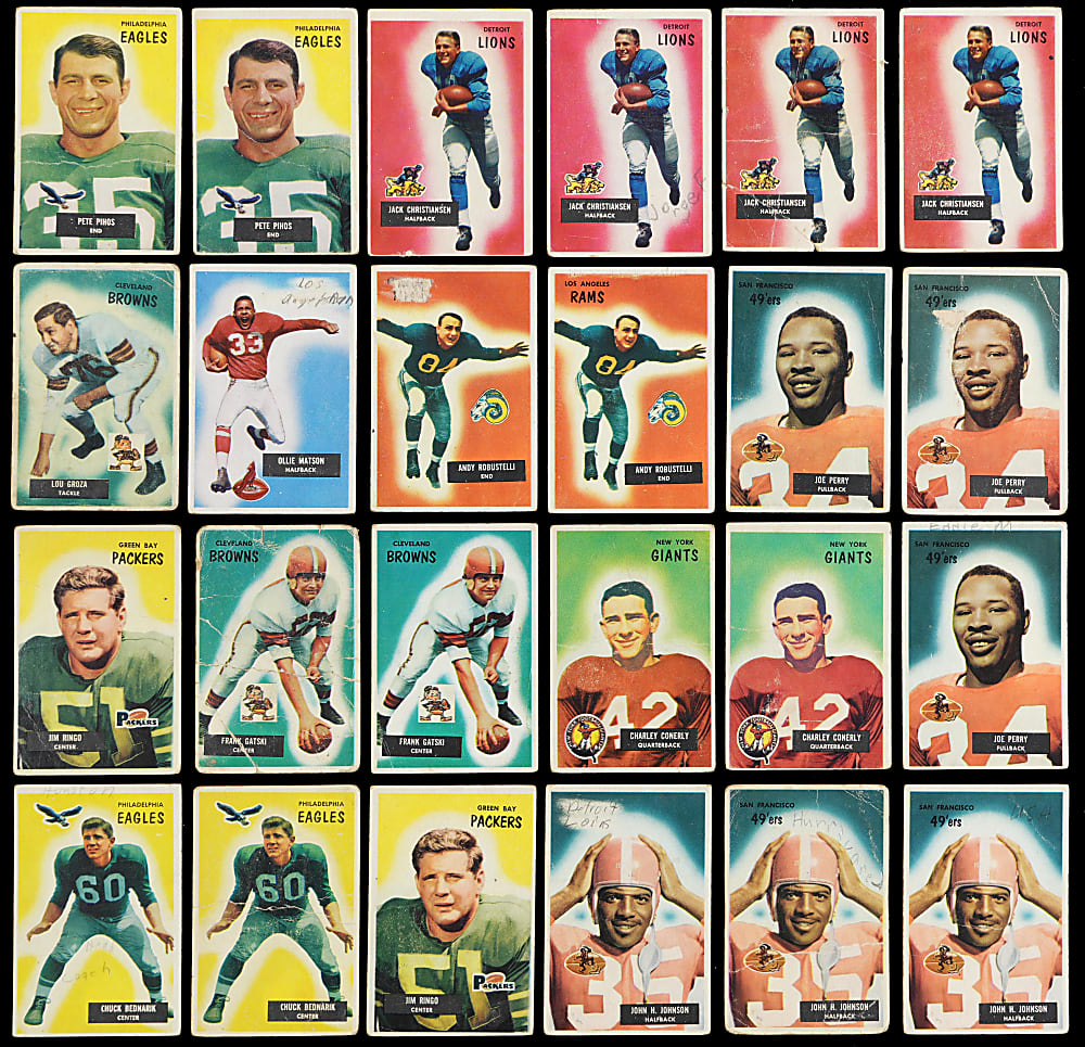 1951-1979 Football Shoebox Collection (2,375+) with Many Hall of Famers & Stars