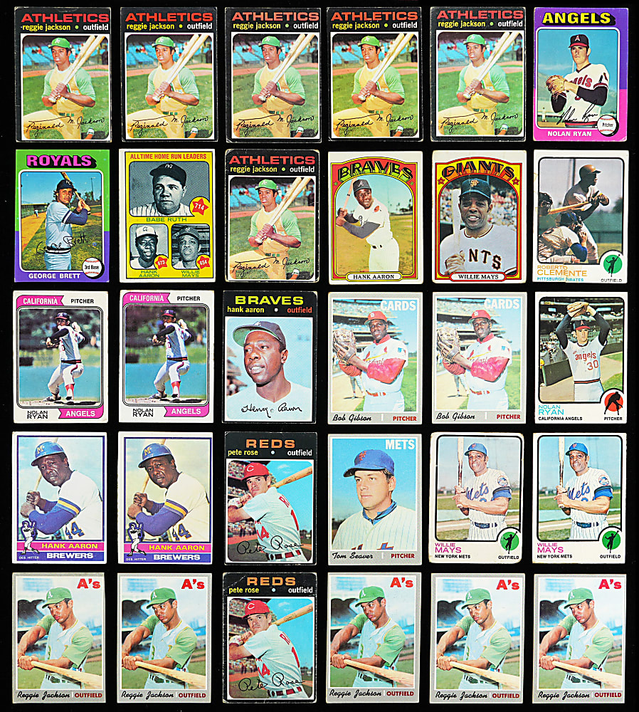 1970-1979 Topps Hoard (6,000+) with (500+) Hall of Famers