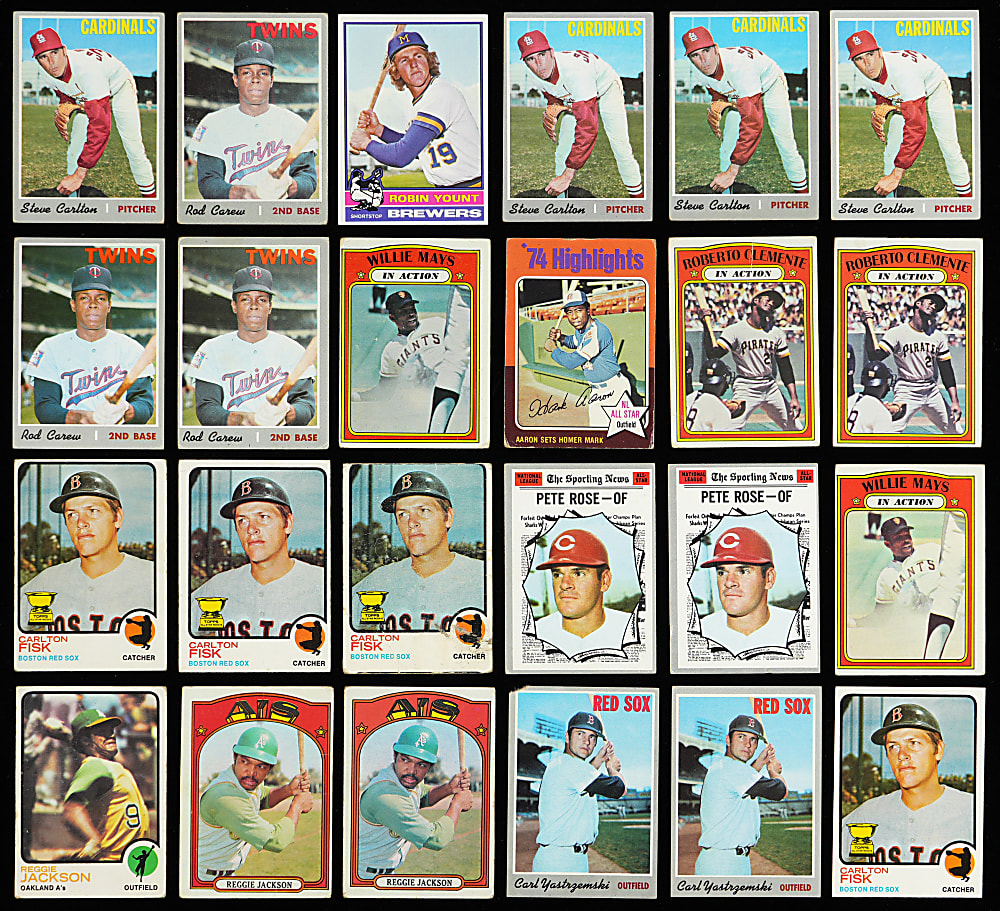1970-1979 Topps Hoard (6,000+) with (500+) Hall of Famers