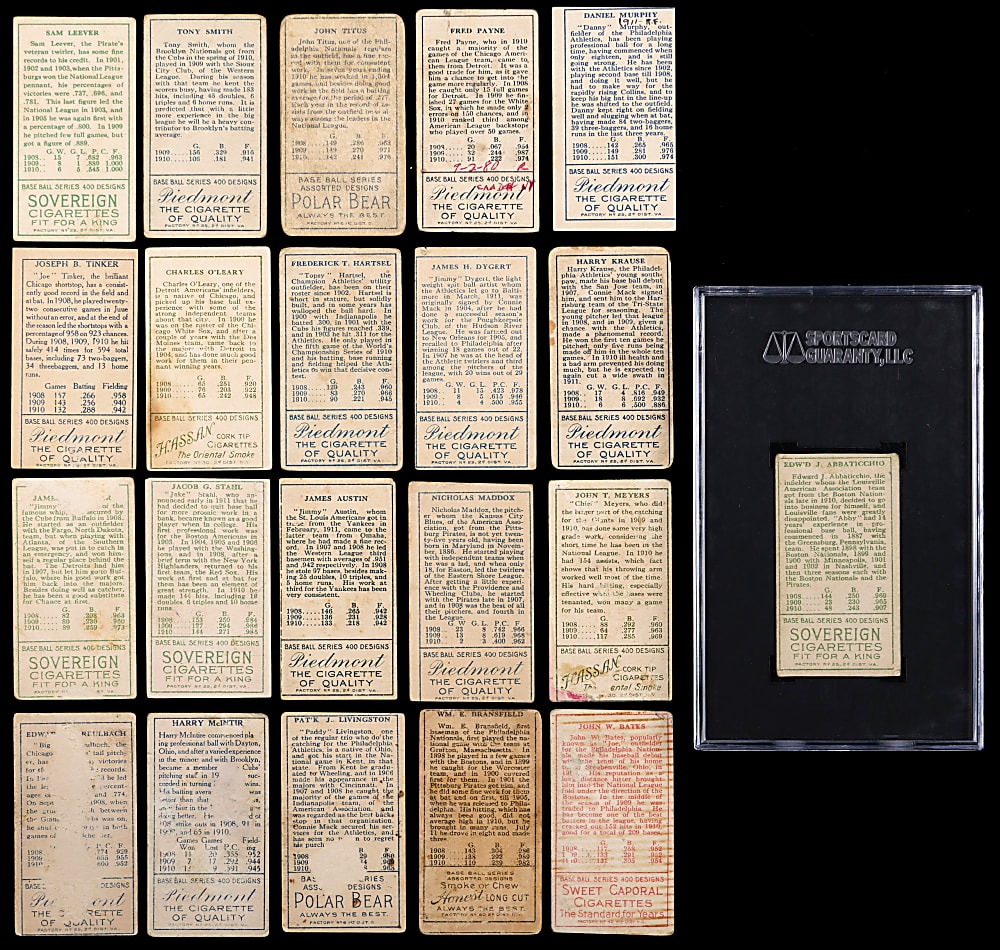 1911 T205 Gold Border Collection (21) with Joe Tinker