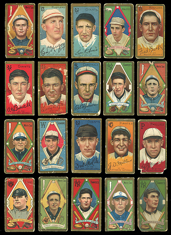1911 T205 Gold Border Starter Set (43) with Hugh Duffy