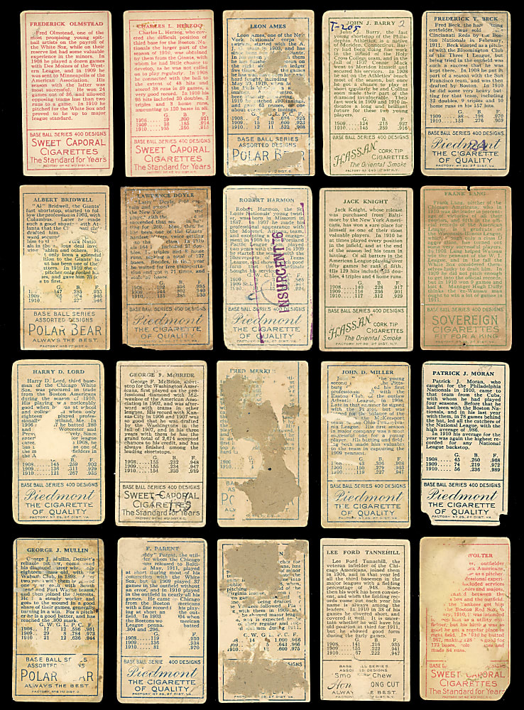 1911 T205 Gold Border Starter Set (43) with Hugh Duffy