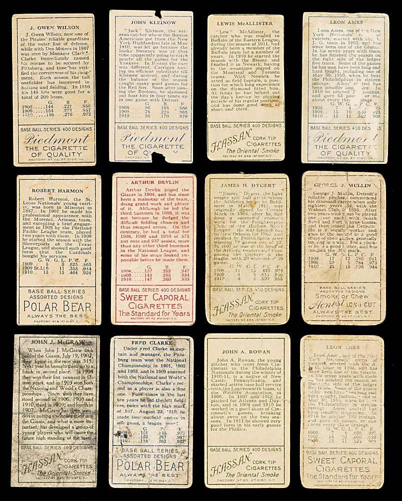 1911 T205 Gold Border Collection (43) with Fred Clarke & John McGraw