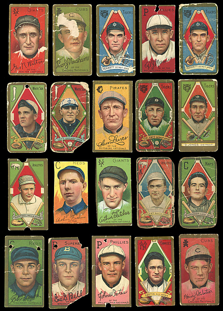 1911 T205 Gold Border Collection (43) with Fred Clarke & John McGraw