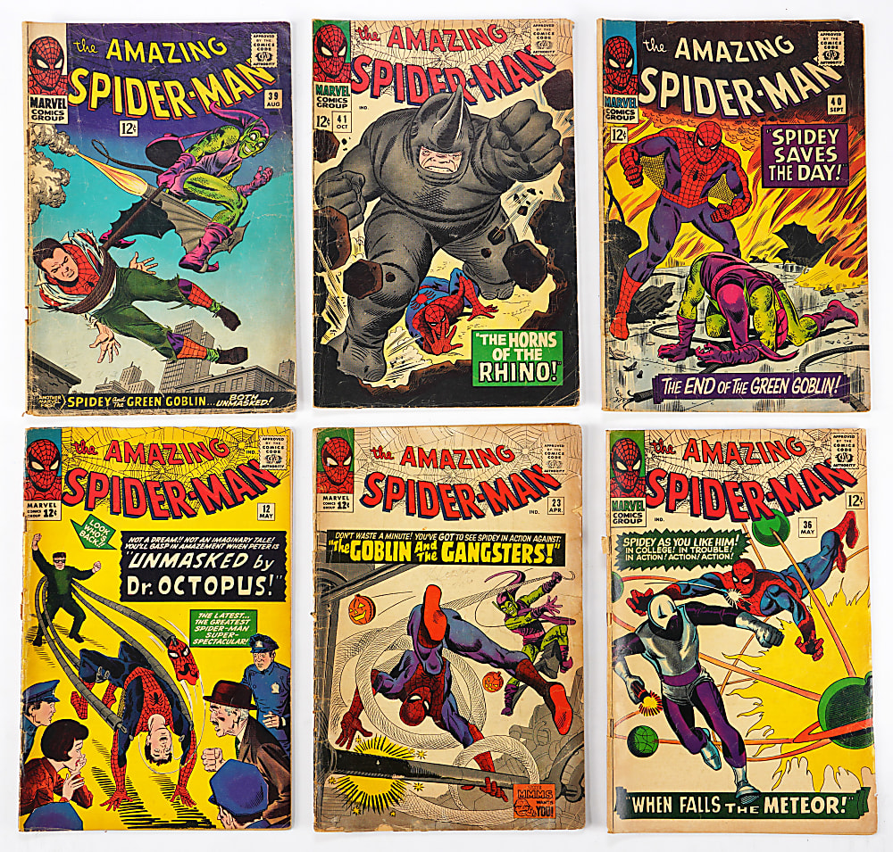 1964-1966 Marvel Amazing Spider-Man Early Issue Comic Books (13)