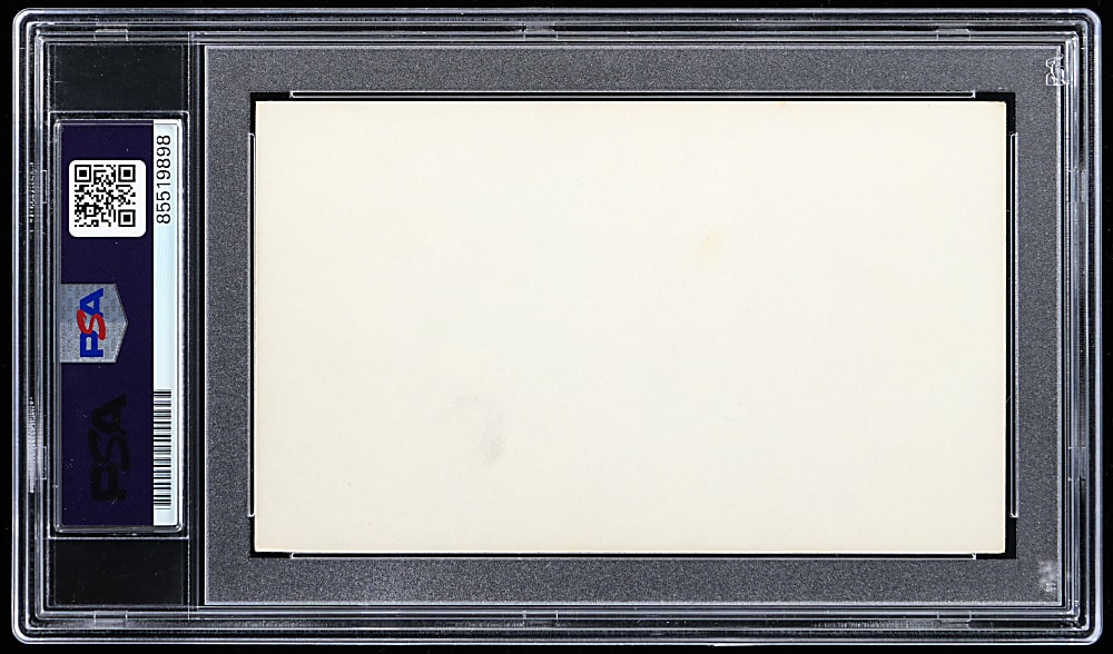 Pistol Pete Maravich Signed Index Card - PSA/DNA Authentic
