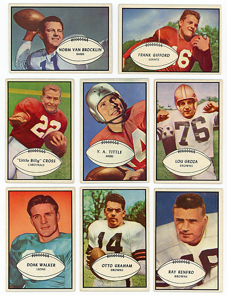 1953 Bowman Football Complete Set (96)