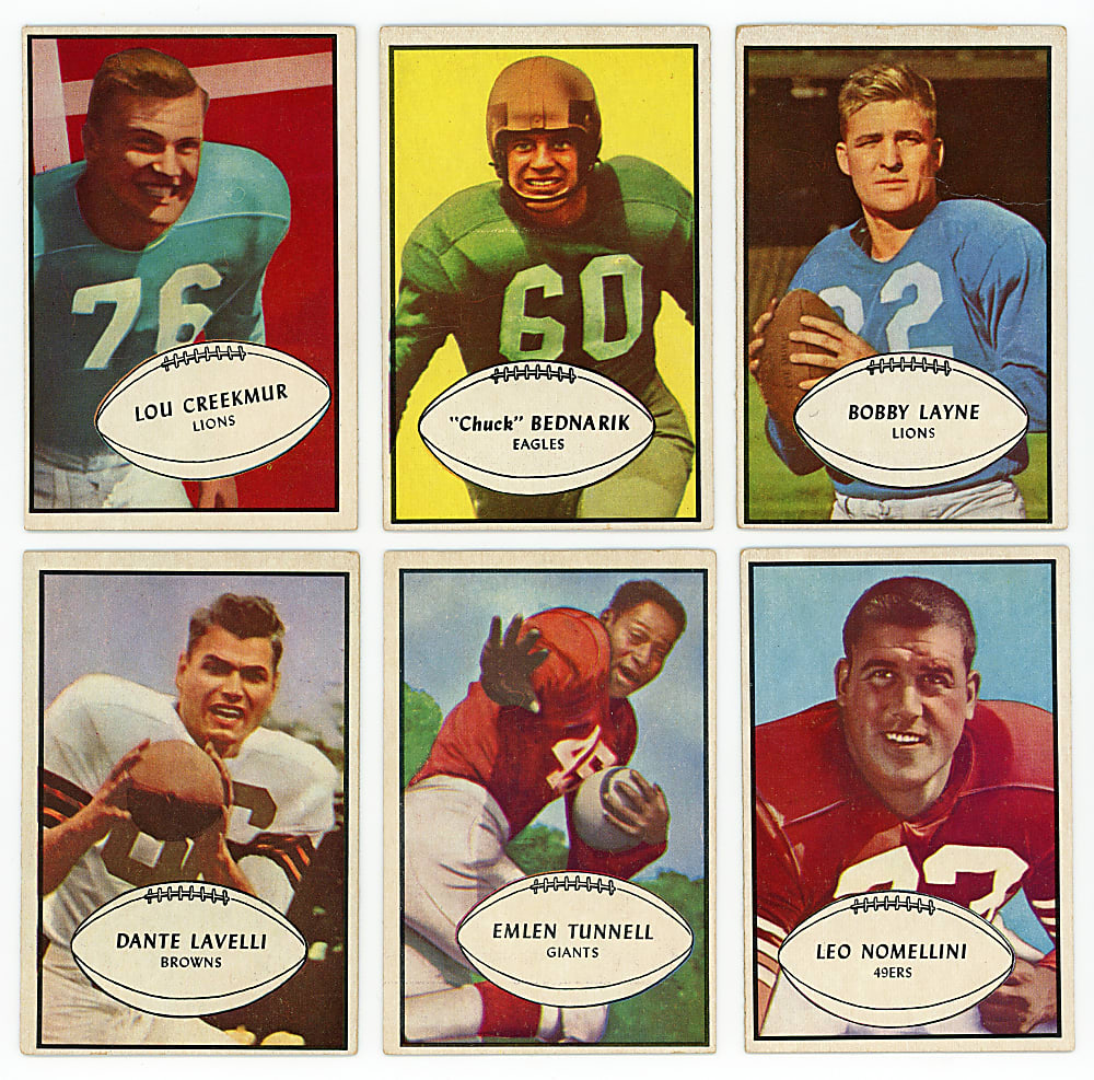 1953 Bowman Football Complete Set (96)