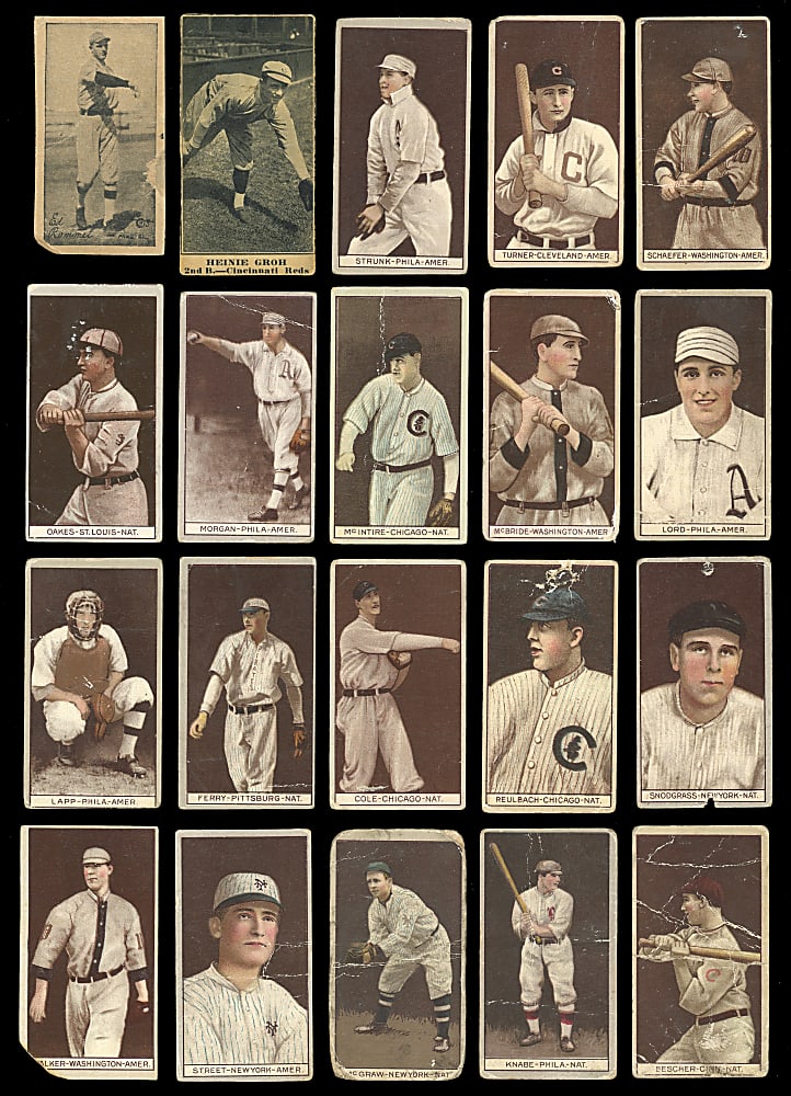1900-1936 Pre-War Baseball Collection (46) with Hall of Famers
