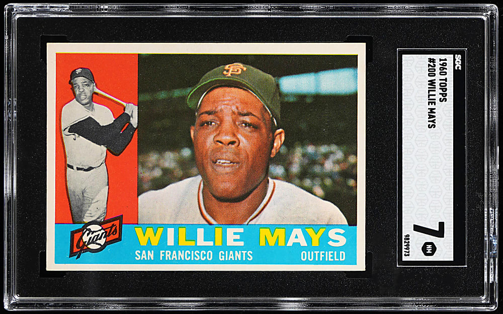 1960 Topps #200 Willie Mays SGC NM 7