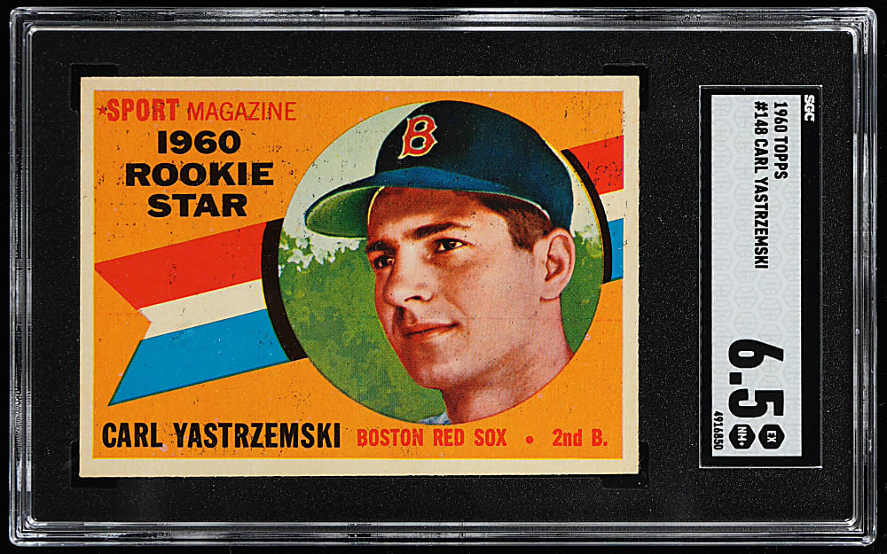1960 Topps #148 Carl Yastrzemski Rookie SGC EX/NM+ 6.5