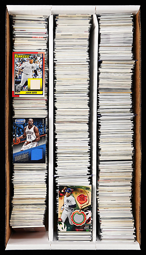 Modern Multi-Sport Jersey & Relic Collection (675+) with Many Stars