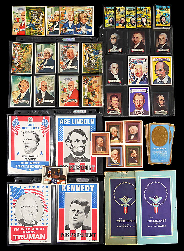 1946-1972 Presidents & Famous People Sets & Singles Collection - (382) Total Cards