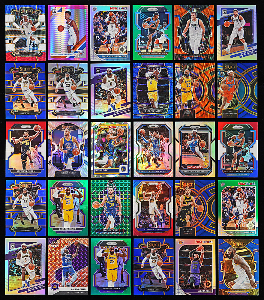 2016-Present Basketball Prizm Parallel Collection (1,500+) with Many Major Stars