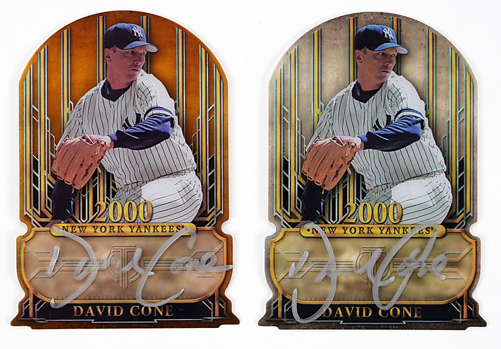 2015 Topps Tribute David Cone Certified Autograph Collection (18) with (6) #1/1!