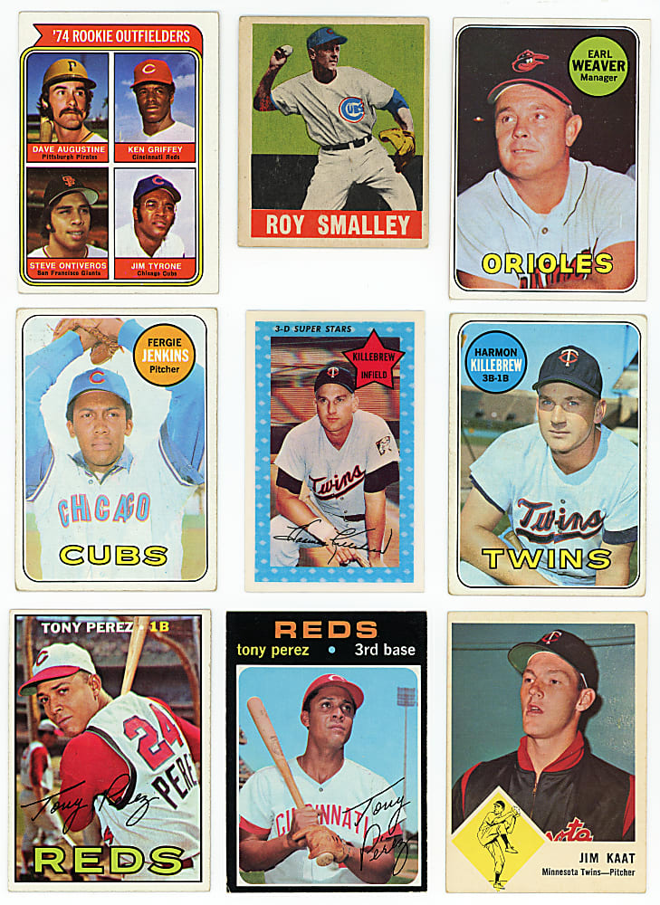 1947-1979 Baseball Shoebox Collection (425+) with (100+) Hall of Famers Including (2) Mickey Mantle & Willie Mays