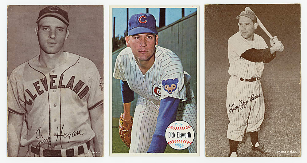 1947-1979 Baseball Shoebox Collection (425+) with (100+) Hall of Famers Including (2) Mickey Mantle & Willie Mays
