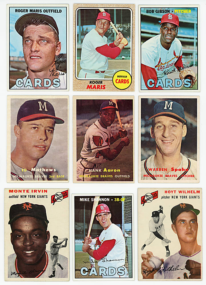 1954-1969 Topps Collection (149) with (35) Hall of Famers Including 1957 Topps #20 Hank Aaron