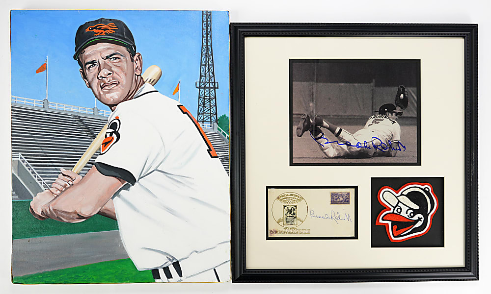 Massive Modern Baltimore Sports Treasure Chest (100+) with (12) Signed Items Including Ripken & (2) Multi-Signed Bats - Loaded!
