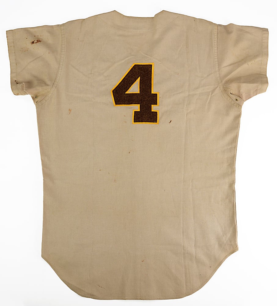 1969 Duke Snider Signed Game-Used San Diego Padres Inaugural Season Spring Training Jersey - Wood LOA
