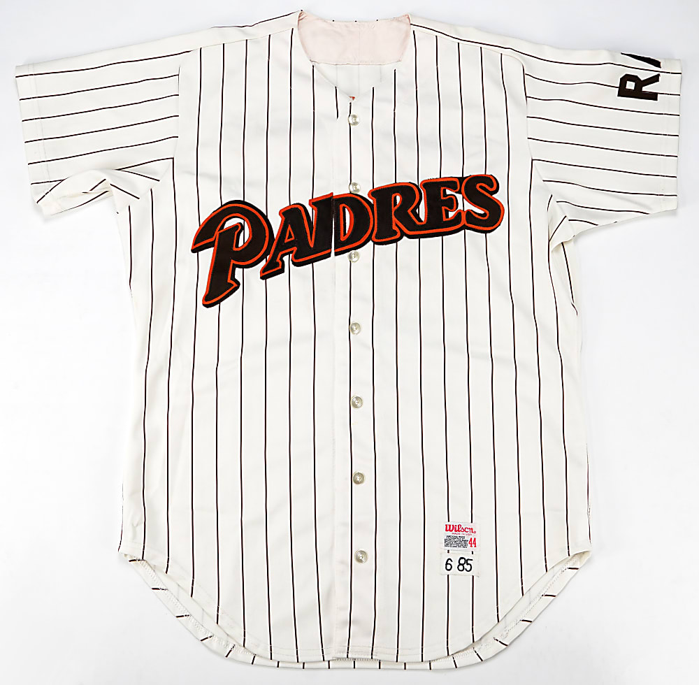 1985 Steve Garvey San Diego Padres Game-Used Home Jersey - Wood LOA