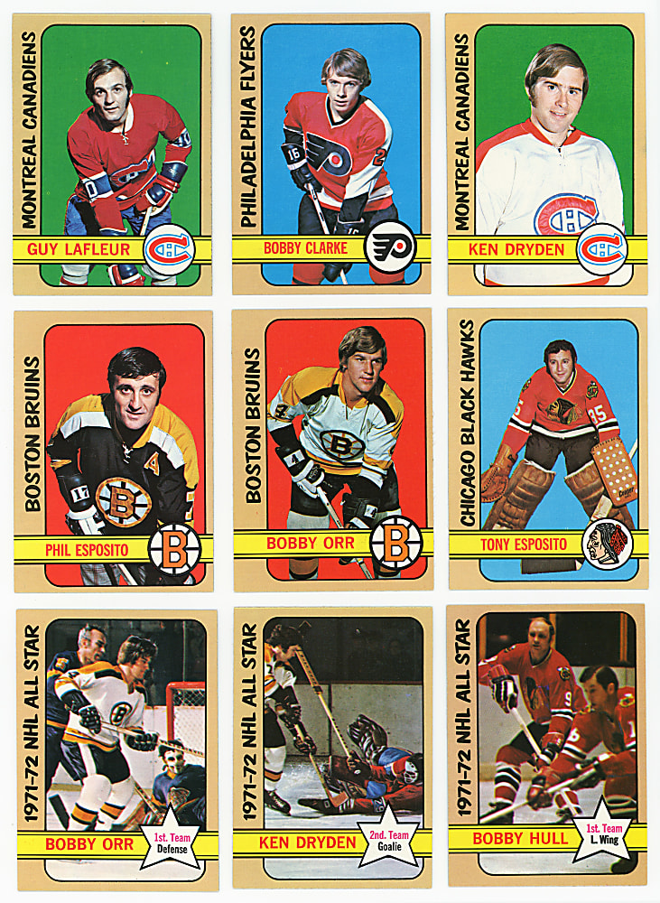 1972-1973 Topps Hockey High-Grade Complete Set (176) - Sharp!
