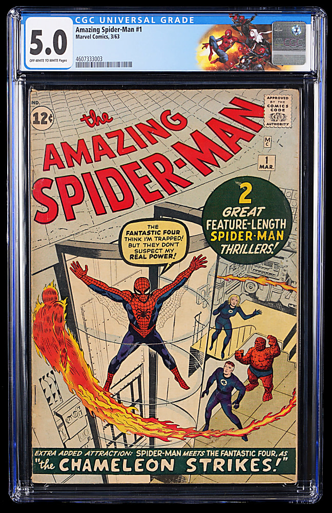 1963 Marvel Amazing Spider-Man #1 Second Appearance of Spider-Man - CGC 5.0