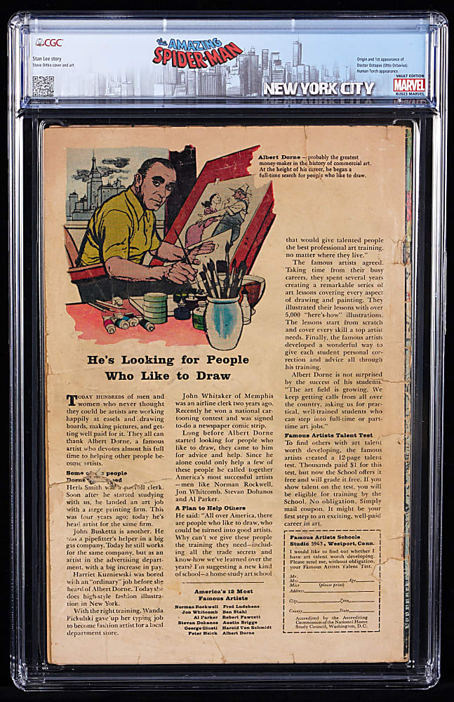 1963 Amazing Spider-Man #3 First Appearance of Doctor Octopus - CGC 2.5