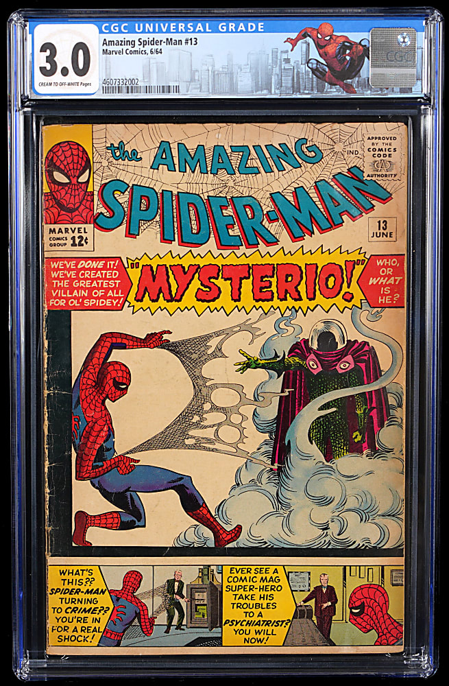 1964 Marvel Amazing Spider-Man #13 First Appearance of Mysterio - CGC 3.0