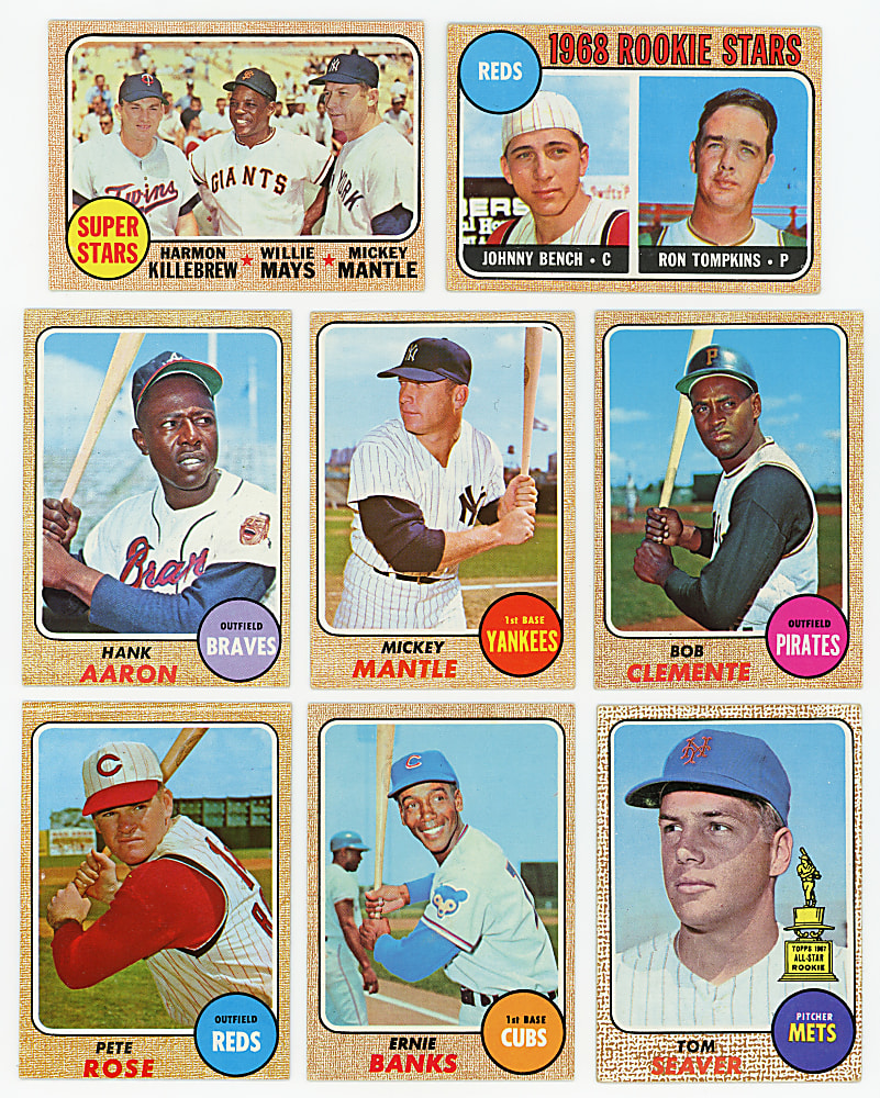 1968 Topps Near Complete Set (597/598)