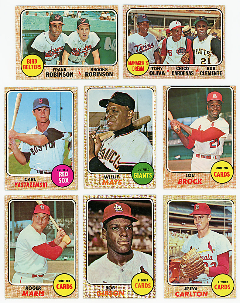 1968 Topps Near Complete Set (597/598)