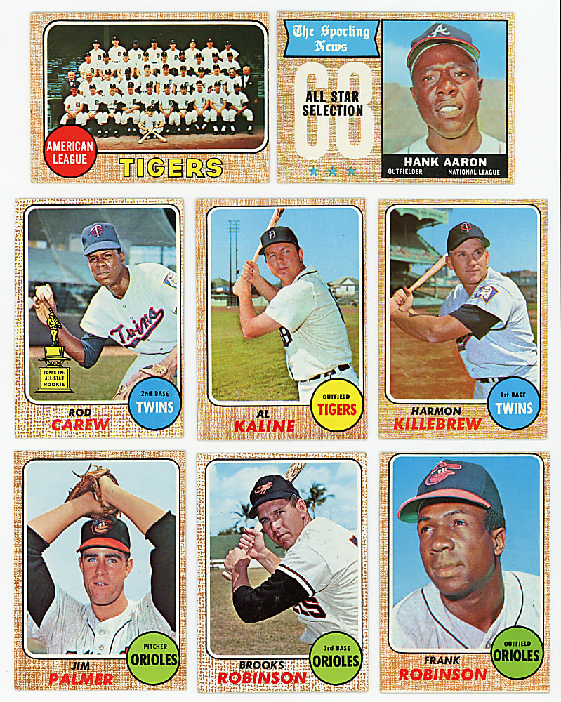 1968 Topps Near Complete Set (597/598)