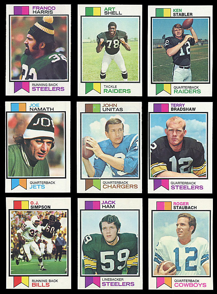 1973 Topps Football Complete Set (528) Plus Team Checklist Set (26)