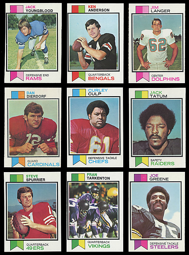 1973 Topps Football Complete Set (528) Plus Team Checklist Set (26)