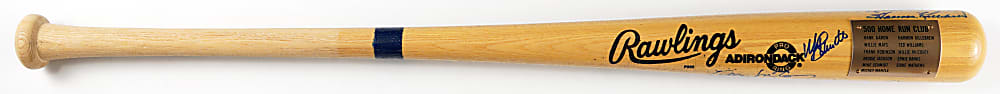 500 Home Run Club Multi-Signed Bat with (12) Signatures Including Mickey Mantle with "536" Inscription