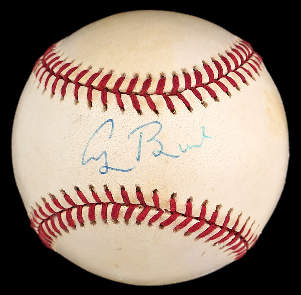 George H.W. Bush Single-Signed ONL/Coleman Baseball - Full JSA LOA