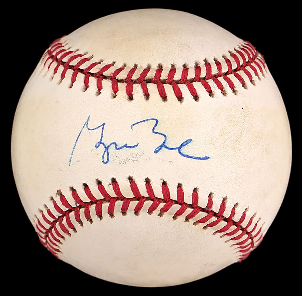 George W. Bush Single-Signed OAL/Budig Baseball - Full JSA LOA