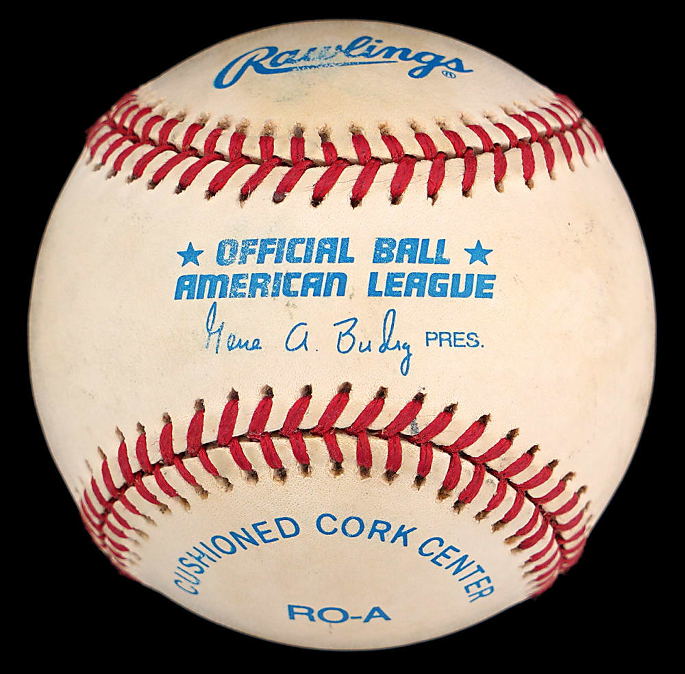 George W. Bush Single-Signed OAL/Budig Baseball - Full JSA LOA