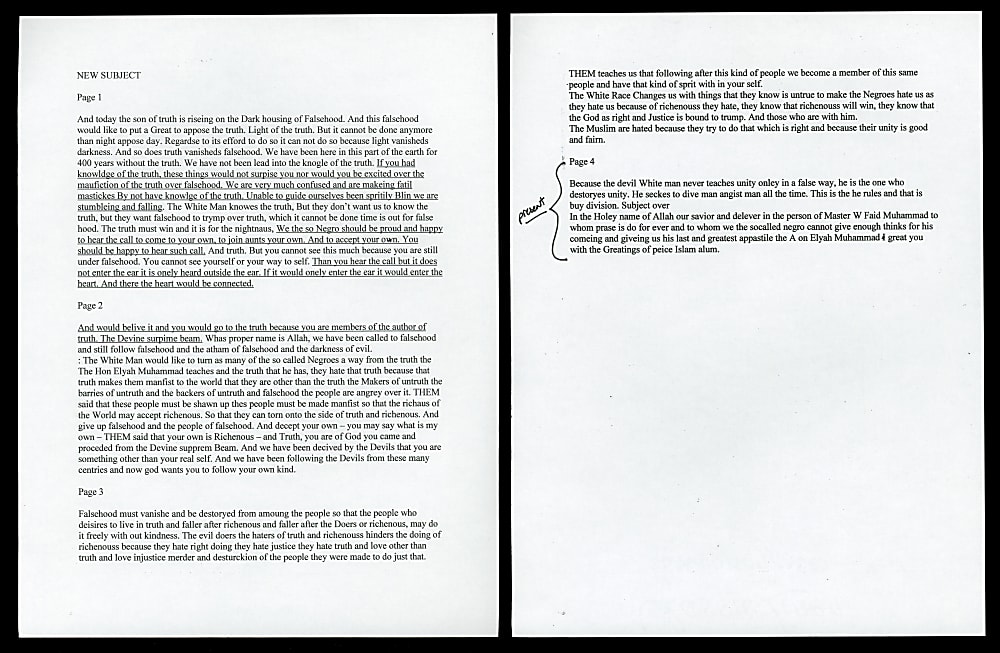 Muhammad Ali Handwritten Speech Page with Full JSA LOA